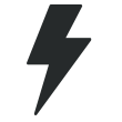 icon of lightning bolt representing fast turnarounds