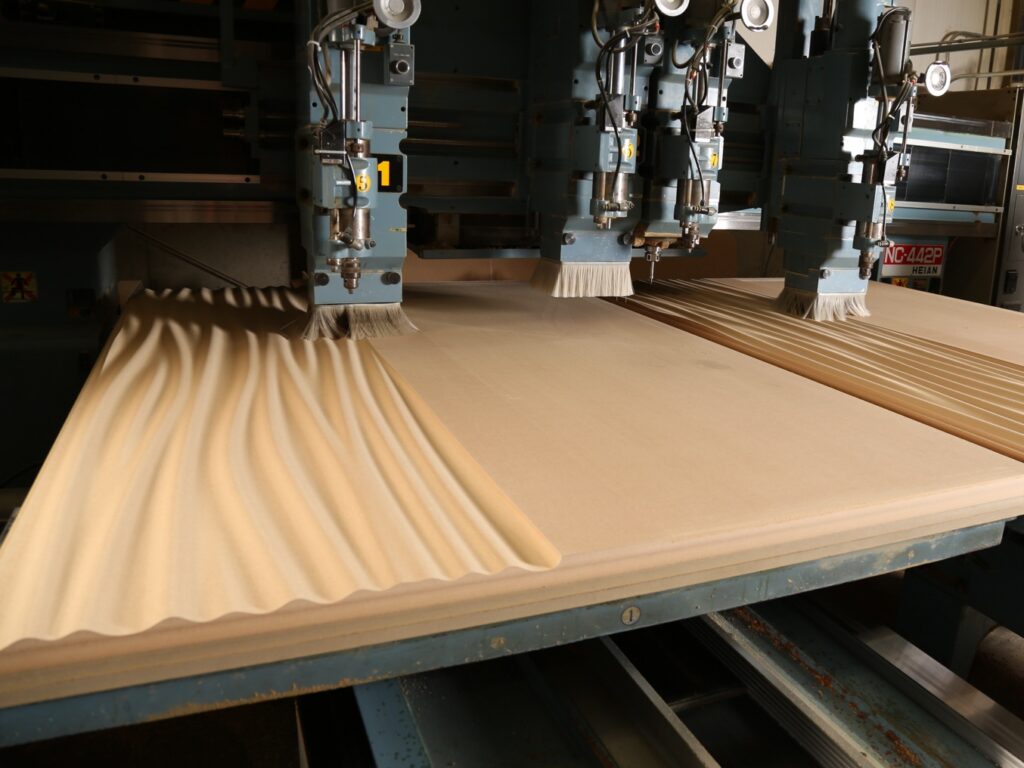 Precision CNC machining of components ranging from small parts to large wall systems.