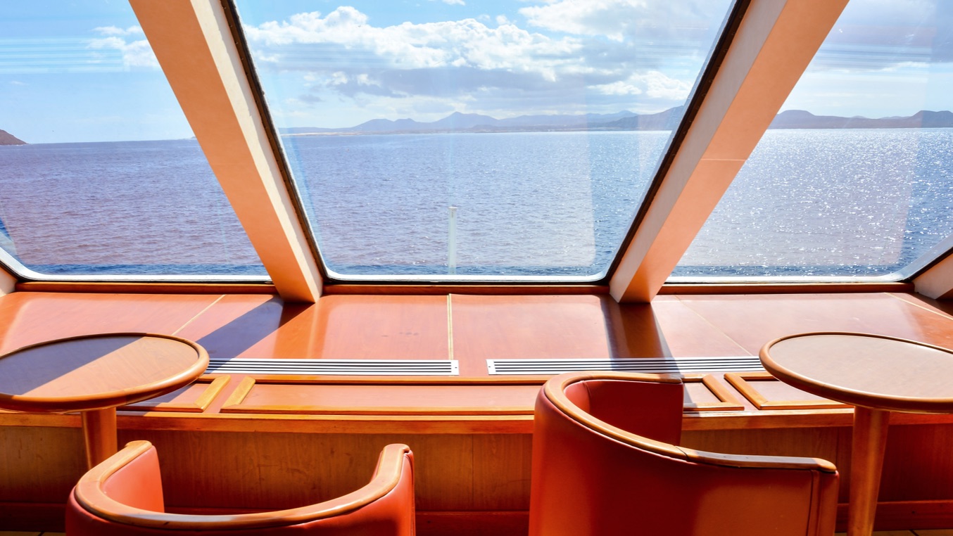 laminate wood interior on boat